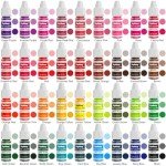 36 Color Liquid Food Coloring Set for Baking