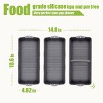 Nonstick Bakeware Set with Silicone Sheet Pan