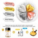 Luster Dust Edible Glitter Set - 4 Colors