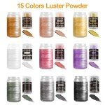 Edible Glitter Set - 15 Color Food Grade Dust