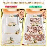 16PCS Cake Stencils for Buttercream and Fondant
