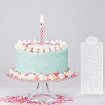 3-Pack Floral Cake Decorating Stencils and Molds