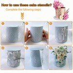 16PCS Cake Stencils for Buttercream and Fondant