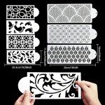 16PCS Cake Stencils for Buttercream and Fondant