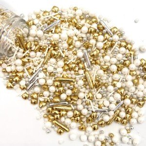 Gold Sprinkles for Cakes and Cupcakes - 130g