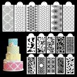 16PCS Cake Stencils for Buttercream and Fondant