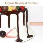 10" White Cake Boxes with Windows - 10 Pack