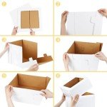 6 Pack Tall Cake Boxes with Cake Boards