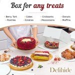 Premium Cake Boxes and Boards Set - 12 Pack