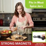 Spring Chef Magnetic Measuring Spoons Set of 8