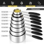 16-Piece Stainless Steel Measuring Cups & Spoons Set
