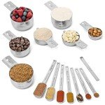 Hudson Essentials 14-Piece Stainless Steel Measuring Set