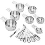 Hudson Essentials 14-Piece Stainless Steel Measuring Set