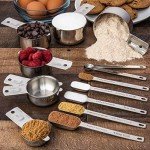 Hudson Essentials 14-Piece Stainless Steel Measuring Set