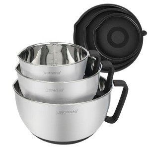 Rorence Non-Slip Mixing Bowls Set of 3