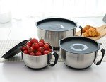 Rorence Non-Slip Mixing Bowls Set of 3