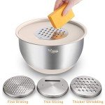 Wildone 5-Piece Stainless Steel Mixing Bowls Set