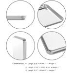 Wildone Stainless Steel Baking Sheet Set - 3 Pack