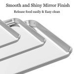Wildone Stainless Steel Baking Sheet Set - 3 Pack