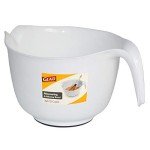 Glad 3 Quart Mixing Bowl with Handle and Spout