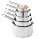 10-Piece Stainless Steel Measuring Cups & Spoons Set