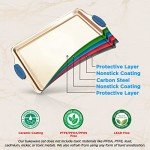 10-Piece Nonstick Bakeware Set with Silicone Handles