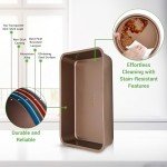 NutriChef 6-Piece Nonstick Bakeware Set in Gold