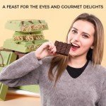 Fimary Non-Stick Silicone Chocolate Bar Molds Set