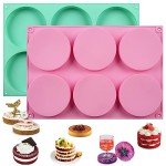 Silicone Muffin Top Pans – 2 Pack 4 Inch