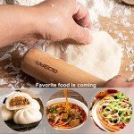 Wooden Rolling Pin for Baking & Dough Rolling