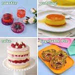 Silicone Muffin Top Pans – 2 Pack 4 Inch