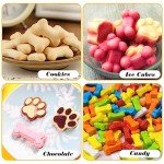 6-Pack Silicone Puppy Paw and Bone Molds