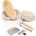 Banneton Baskets and Sourdough Baking Supplies Kit
