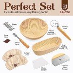 Banneton Baskets and Sourdough Baking Supplies Kit