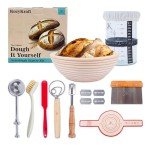 Sourdough Starter Kit with Glass Jar & Accessories