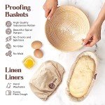 Banneton Baskets and Sourdough Baking Supplies Kit