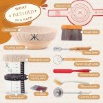 Sourdough Starter Kit with Glass Jar & Accessories