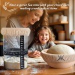 Sourdough Starter Kit with Glass Jar & Accessories