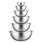 Stainless Steel Nesting Mixing Bowls Set