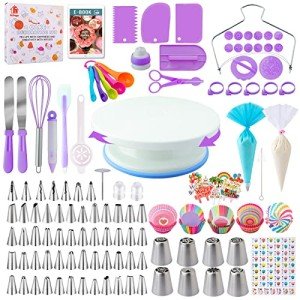 356-Piece Cake Decorating Supplies Kit for Beginners