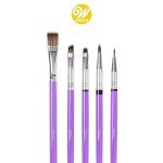 Wilton 5-Piece Food Safe Decorating Brush Set