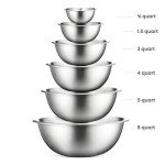 Stainless Steel Nesting Mixing Bowls Set