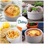 12 Oz Ramekins Set for Baking and Soups