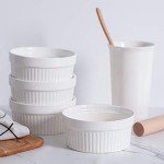 12 Oz Ramekins Set for Baking and Soups
