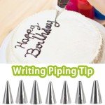 7-Piece Russian Piping Nozzle Set for Baking