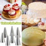 7-Piece Russian Piping Nozzle Set for Baking