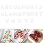 26 Pcs Alphabet Cake Stencils for Baking