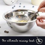 WHYSKO 5-Piece Stainless Steel Mixing Bowl Set