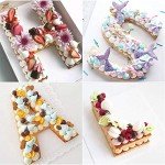 26 Pcs Alphabet Cake Stencils for Baking