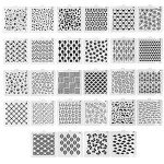 28-Piece Cookie Stencil Set for Baking Fun